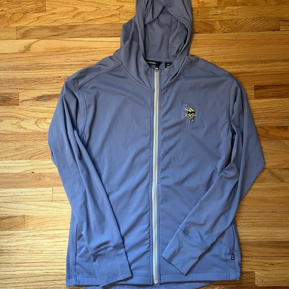 Cutter & Buck light purple Vikings Zip-Up Jacket - Picture 3 of 9